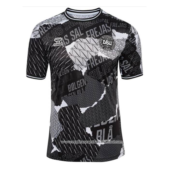 Camisola
 Pre Match
 del Dinamarca 2024 Preto
